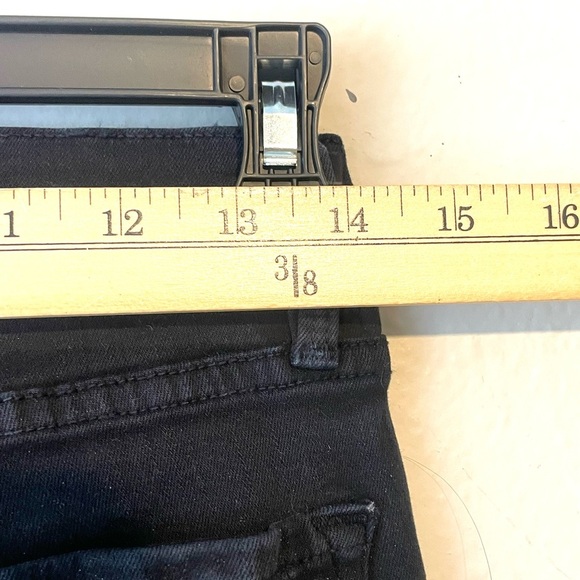 FRAME Le Skinny De Jeanne mid-rise jeans In Black Noir Size 29 - Picture 6 of 7